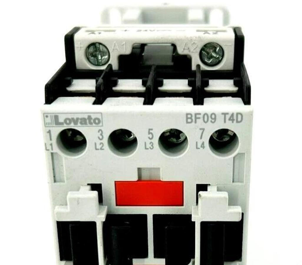 New Lovato BF09T4D024 Contactor, 24VDC, 25A BF09 T4 D024