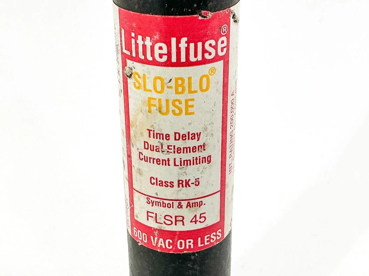 New Lot of 2 FLSR-45Time Delay Dual Element Fuse 45A 600V Class RK5