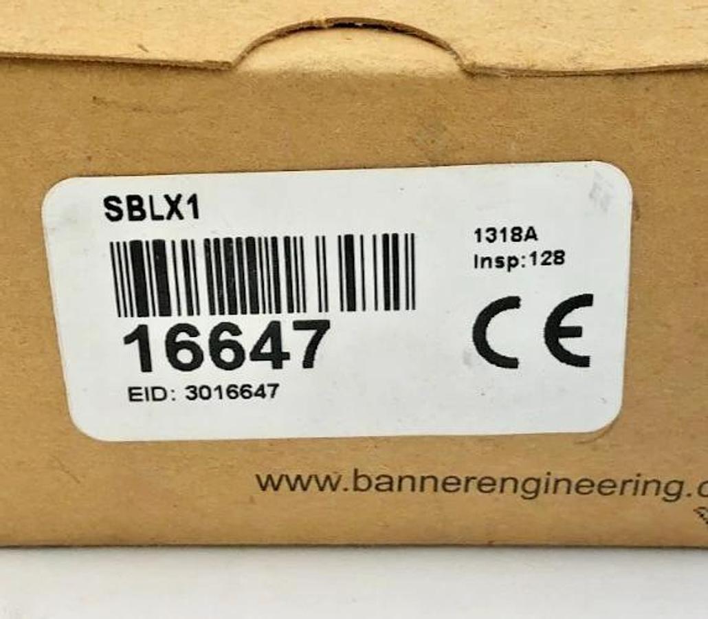 New Banner Engineering SBLX1 Multi-Beam Scanner Block 16647