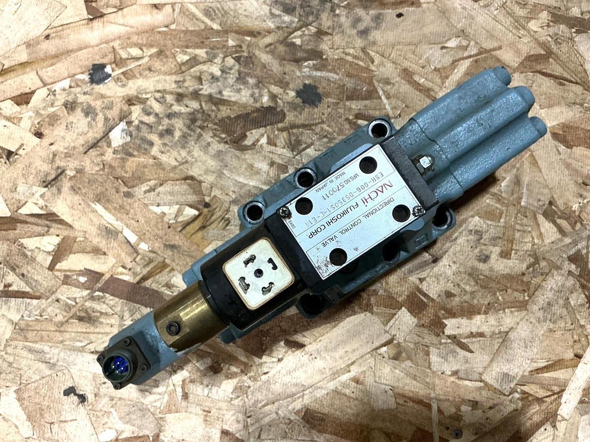 Used Nachi ESH-G06-D5350S1-E-E11 Directional Control Valve w/OG-G01-P1-21 Mod Valve