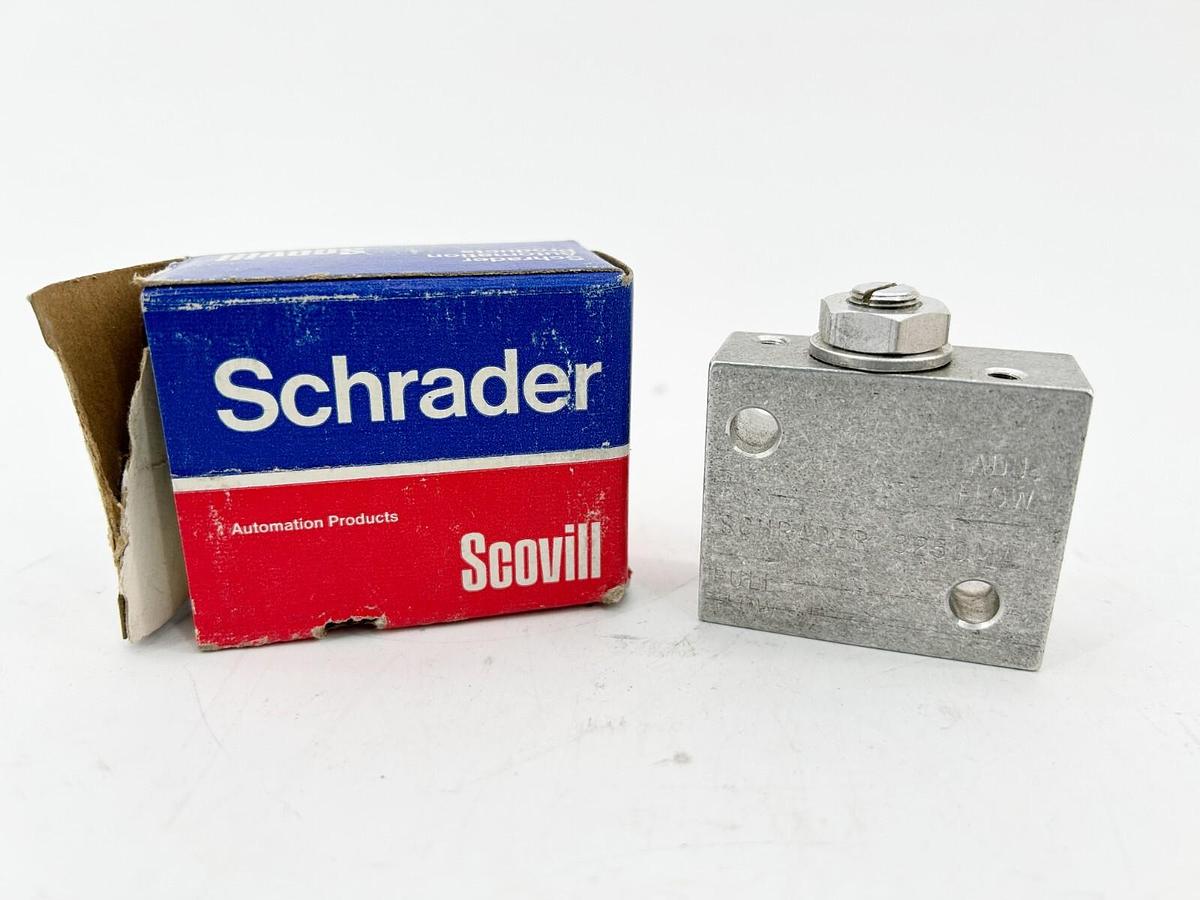 New Schrader 3250MA Flow Control Valve W/ Factory Box