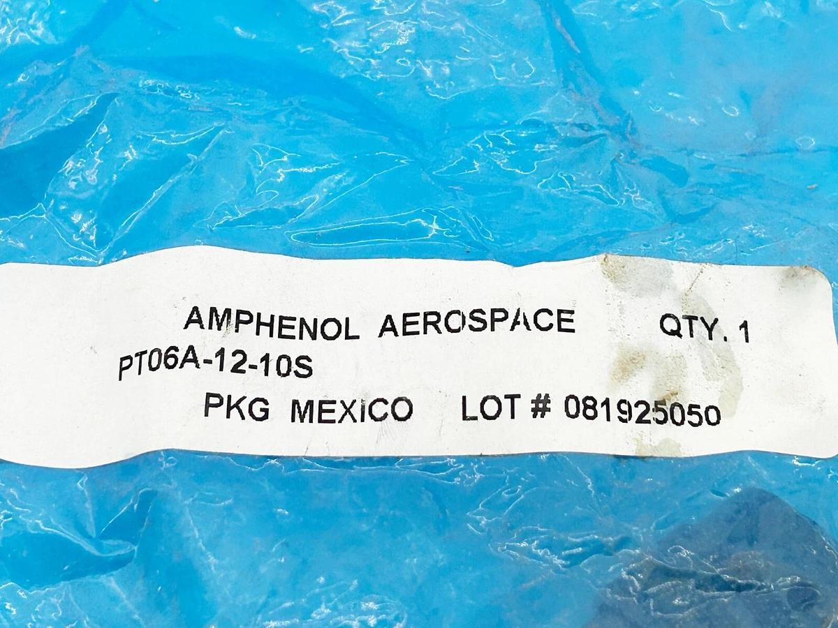 New Amphenol Aerospace PT06A-12-10S Circular Connector 10 Position Cable