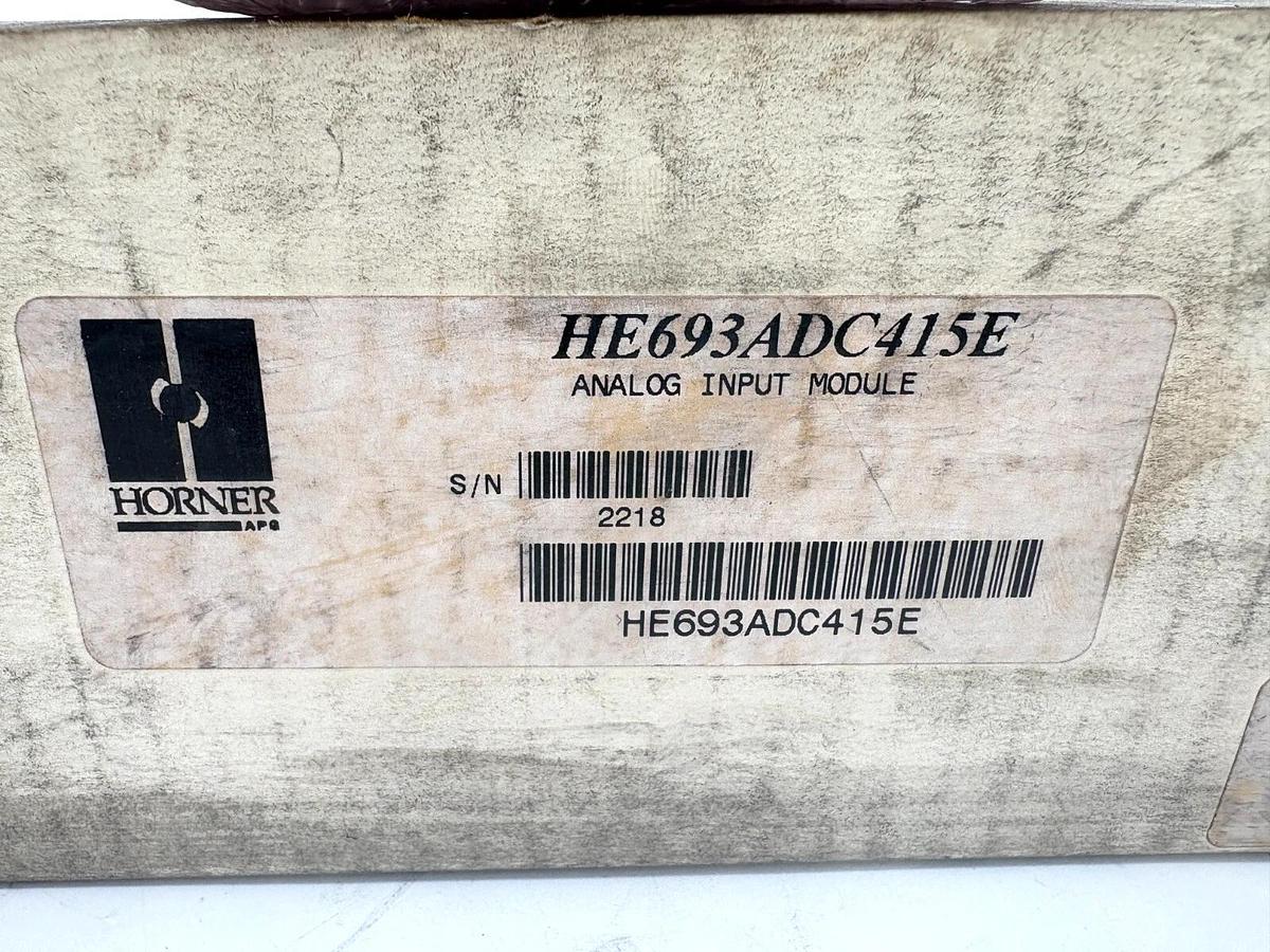 New Horner Electric HE693ADC415E Isolated Analog Current Input Module