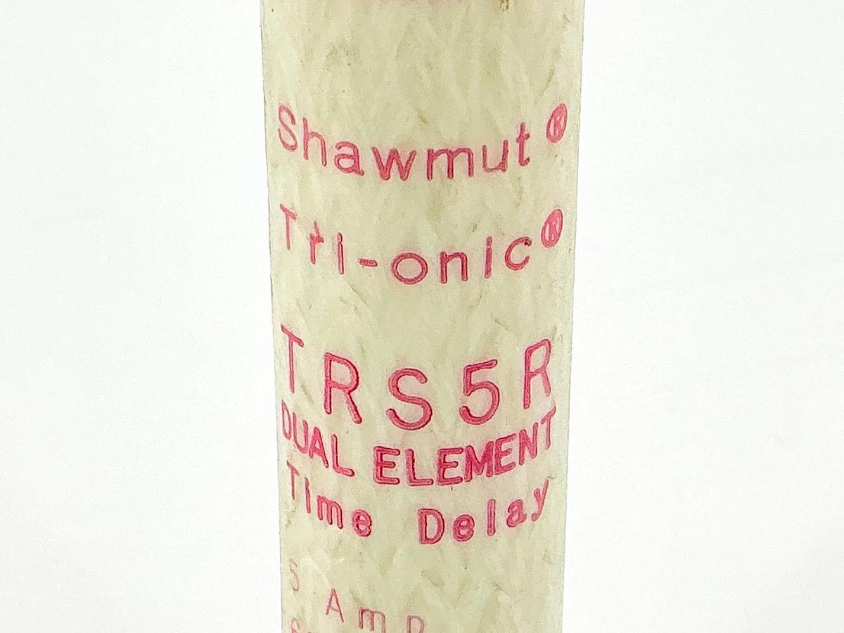 New Lot of 3 Gould TRS5R Time Delay Fuses 5A 600VAC/DC - No Box