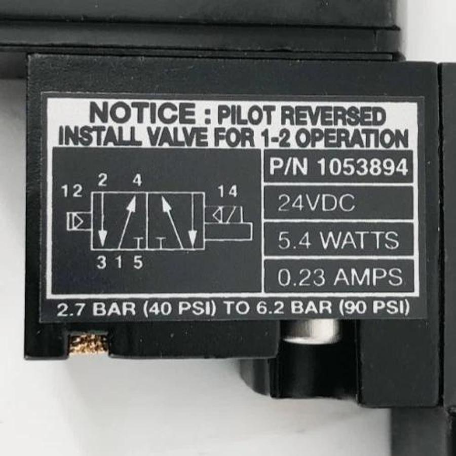 New Nordson 1053894 Solenoid Valve 24VDC 5.4W 0.23A
