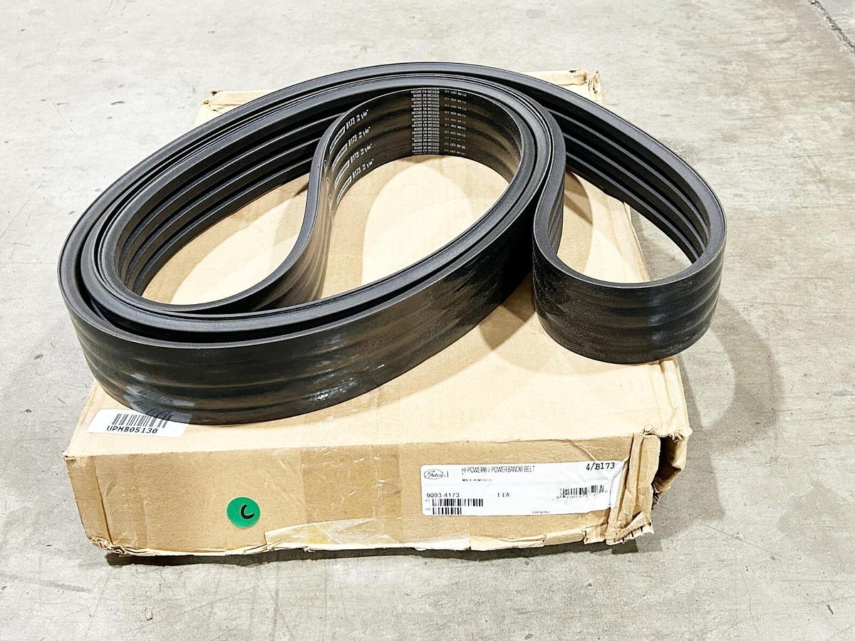 New Gates 4/B173 Belt Hi-Power II Powerband V-Belt 4B173 9093-4173