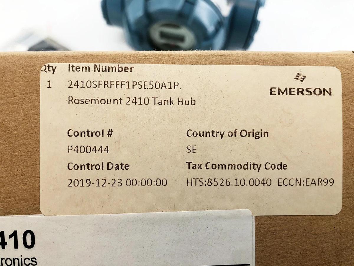 New Emerson Rosemount 2410-SFRW0F1PSE50A1P Tank Hub TRL/2 Modbus