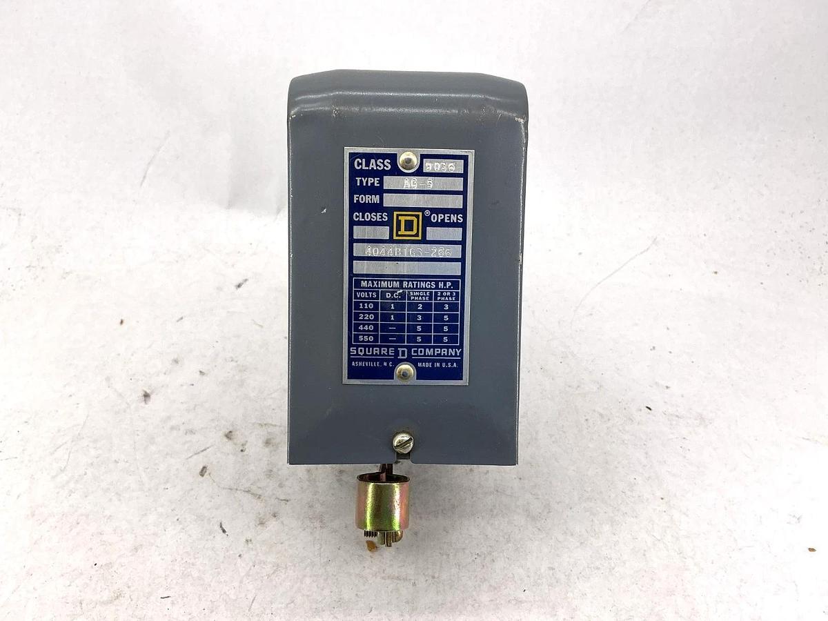 Square D 9036AG-5 Float Switch 2P Contacts Open on Liquid Rise
