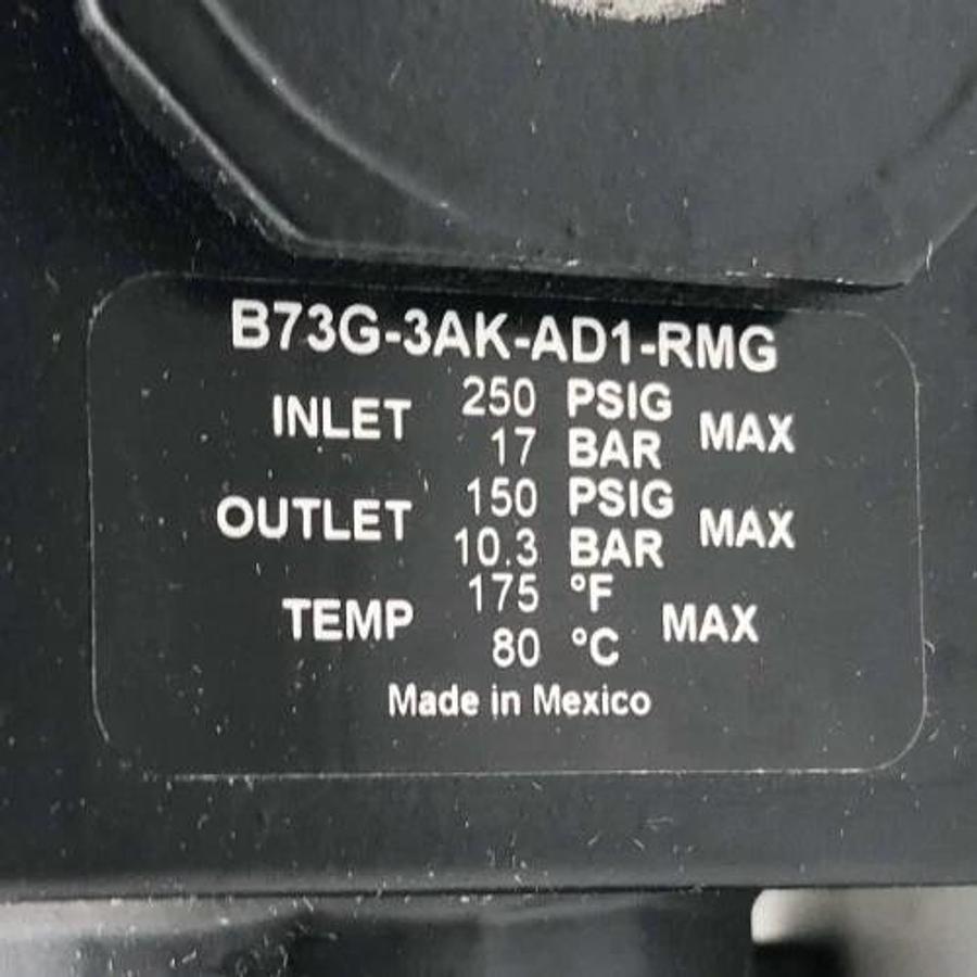 New Norgren 24-073-019-066 Combination Unit B73G-3AK-AD1-RMG L73C-3AP-QDN