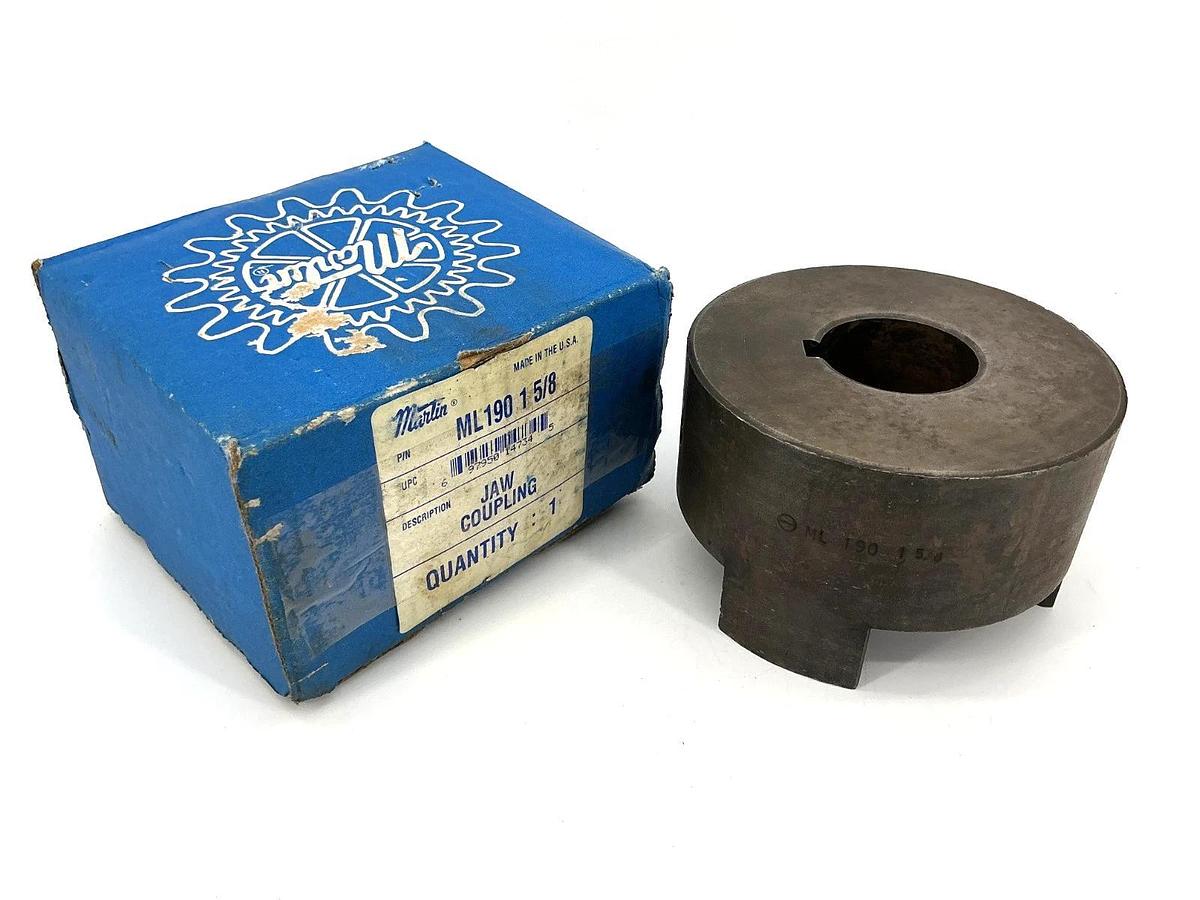New Martin ML190 x 1-5/8 Jaw Coupling Hub 1.625" Bore