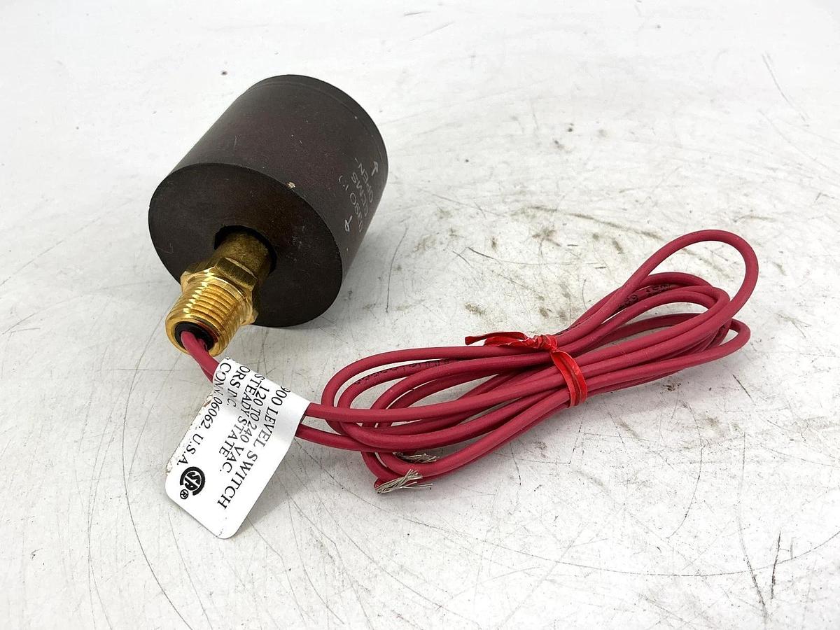 New Gems Sensors 01901 Level Switch 2-Wire Brass 20VA 120/240VAC 0.167A LS-1900