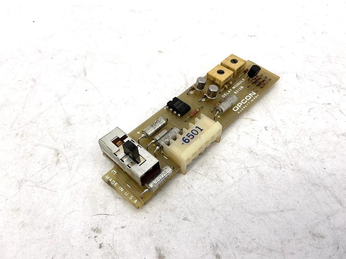 Opcon 8212B-6501 Plug-In Logic Time Delay Module 0.01-35 sec