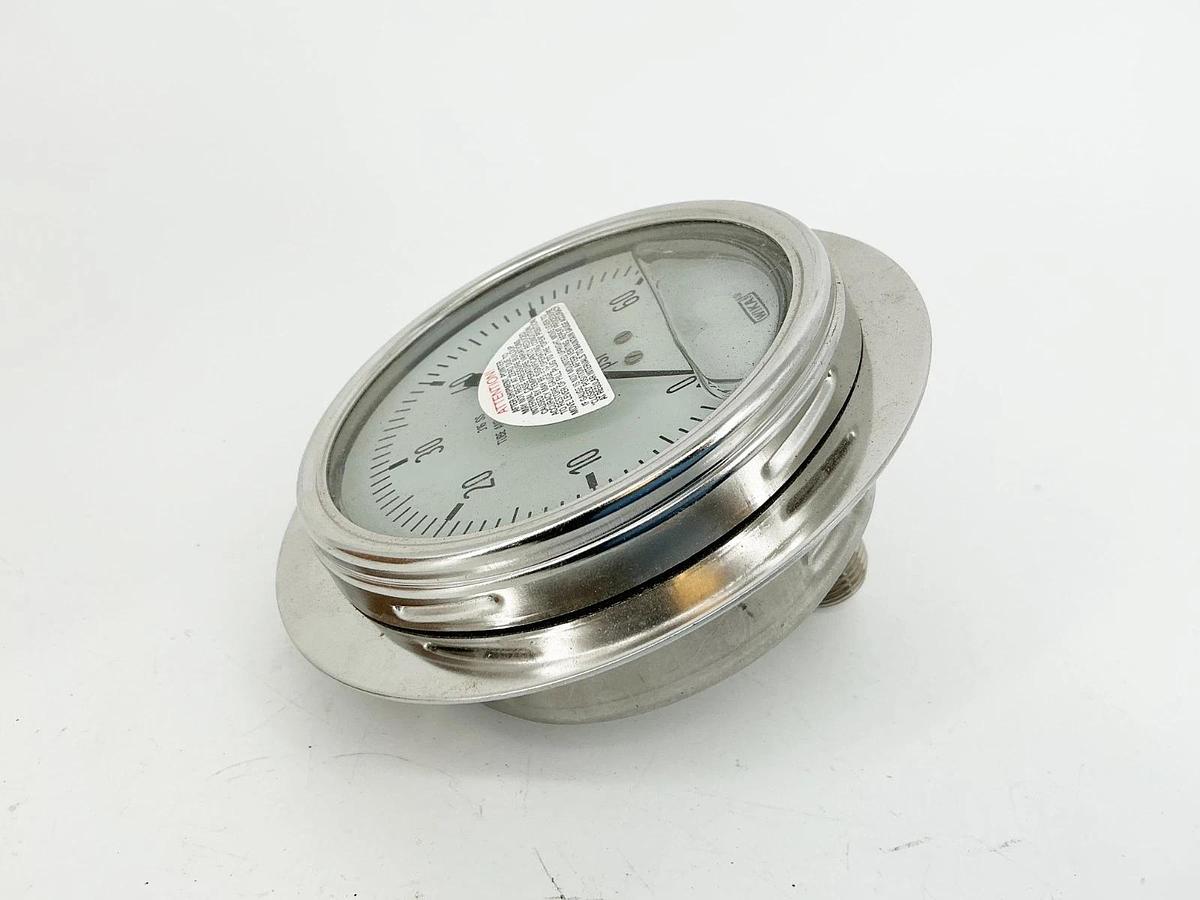 New Wika Type 233.54 4" 9745874-0001 Pressure Gauge 0-60PSI 1/2" NPT 316 SS
