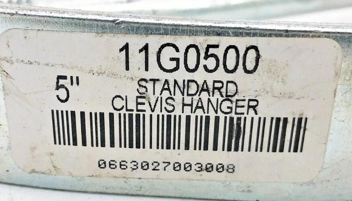 Lot of 7 New Empire 11G0500 Clevis Hangers 5" Pipe 5/8" Rod 1430 lb Load