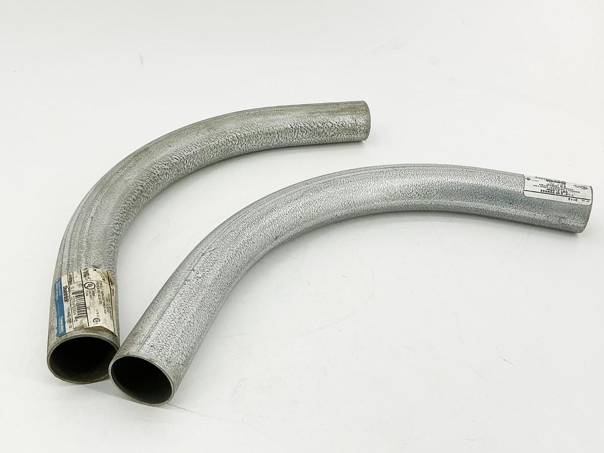 New Lot of 2 Thomas & Betts 2112 1-1/4"X 90 Degree EMT Elbow