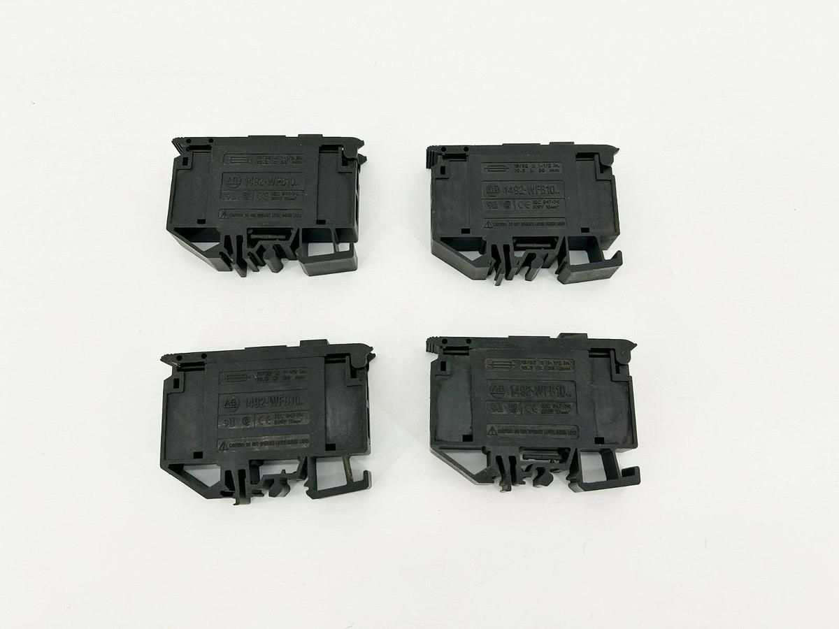 Lot of 4 New Allen Bradley 1492-WFB10 Fuse Block Holders