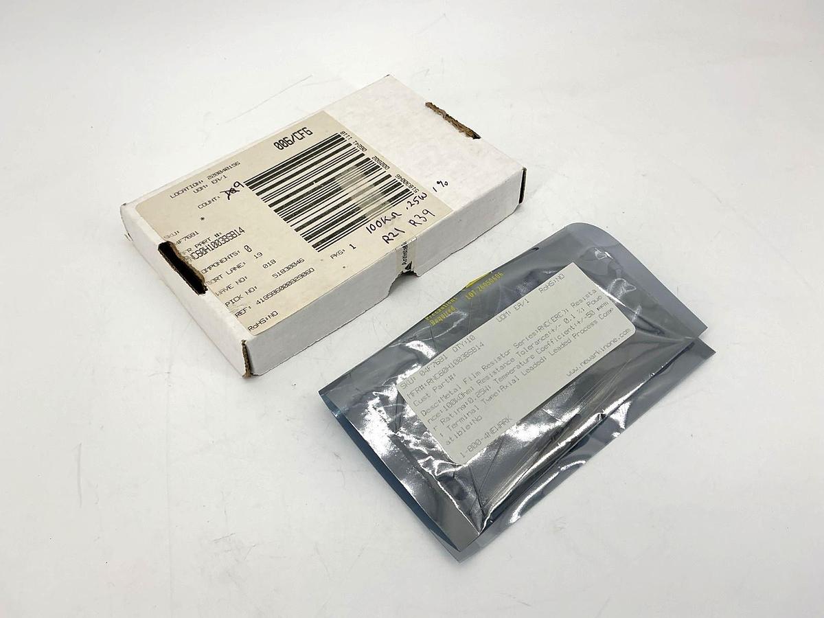 Box of 9 New RNC60H1003BSB14 Metal Film Resistor Resistance 100kOhms