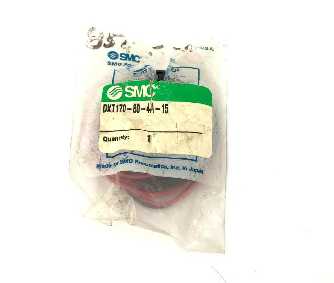 Lot of 3 New SMC DXT170-80-4A-15 Plug Connector Assemblies 60"