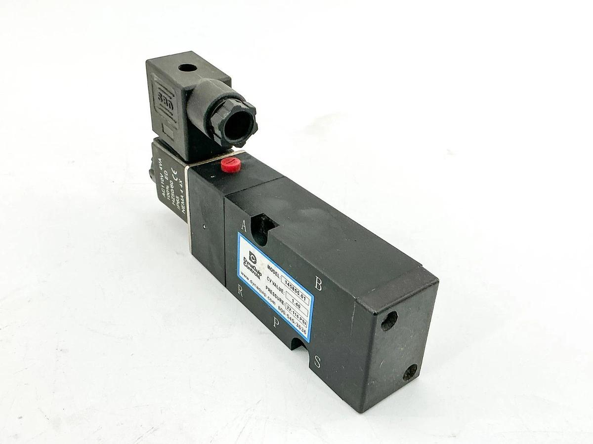 New DynaQuip 145855.01 Solenoid Valve 110V 22-116PSI CV Value 1.40 - No Box