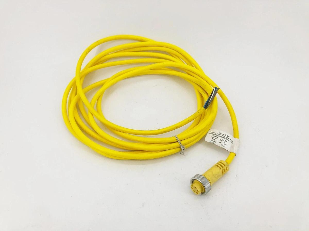 New IFM W80667 Cable 5-Wire Straight 7/8" Mini Female Connector 18 AWG 5M