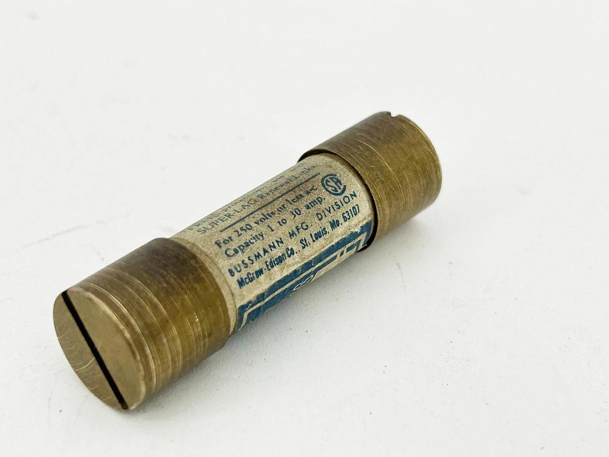 New Lot of 2 Bussmann REN-9 Super-Lag Renewable Fuse 9A 250V