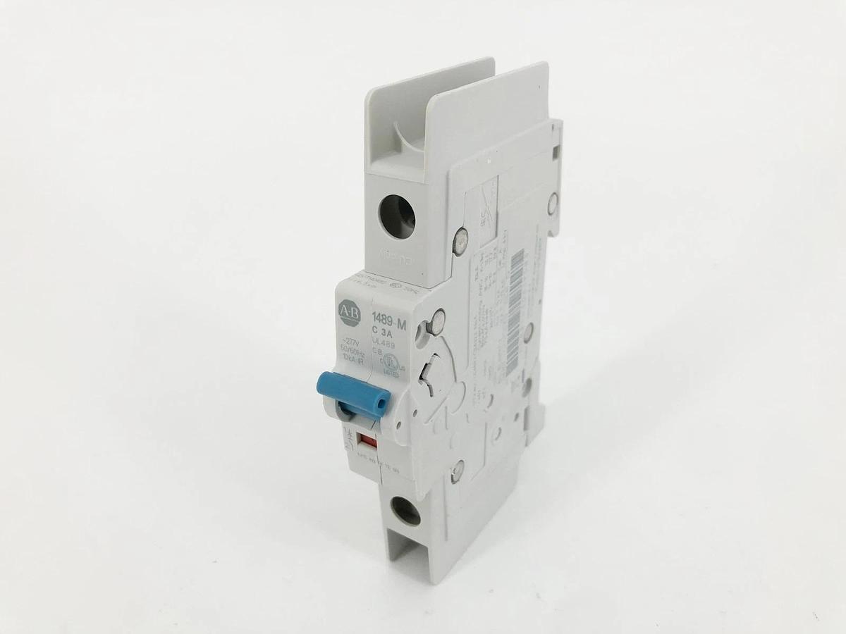 New Allen Bradley 1489-M1C030 Ser. D Circuit Breaker 3A 1 Pole 277vac - No Box