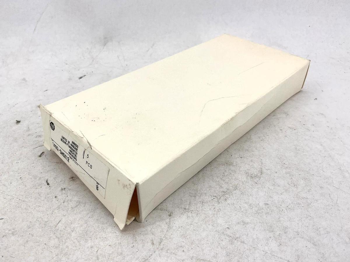 Lot of 2 New Allen Bradley 1492-SM6X12 Ser B Markers 5PCS Per Box