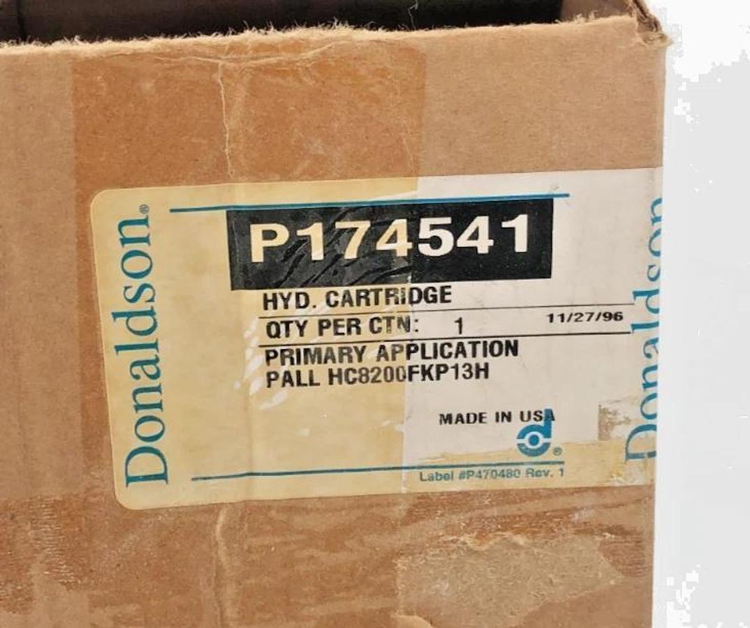 New Donaldson P174541 Hydraulic Filter Cartridge Pall HC8200FKP13H