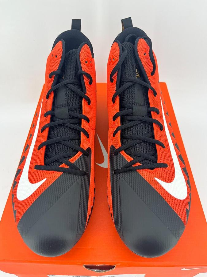 Nike Alpha Menace Pro Mid TD WD Blk/Orange S.16 OSU Beavers Sample Promo Cleats