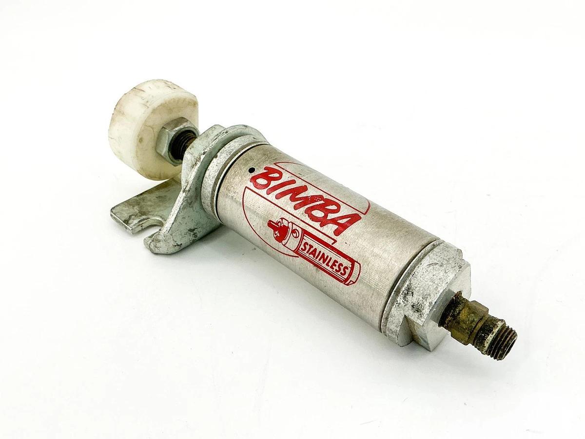 Used Bimba 121-ZG Pneumatic Cylinder Stainless Steel