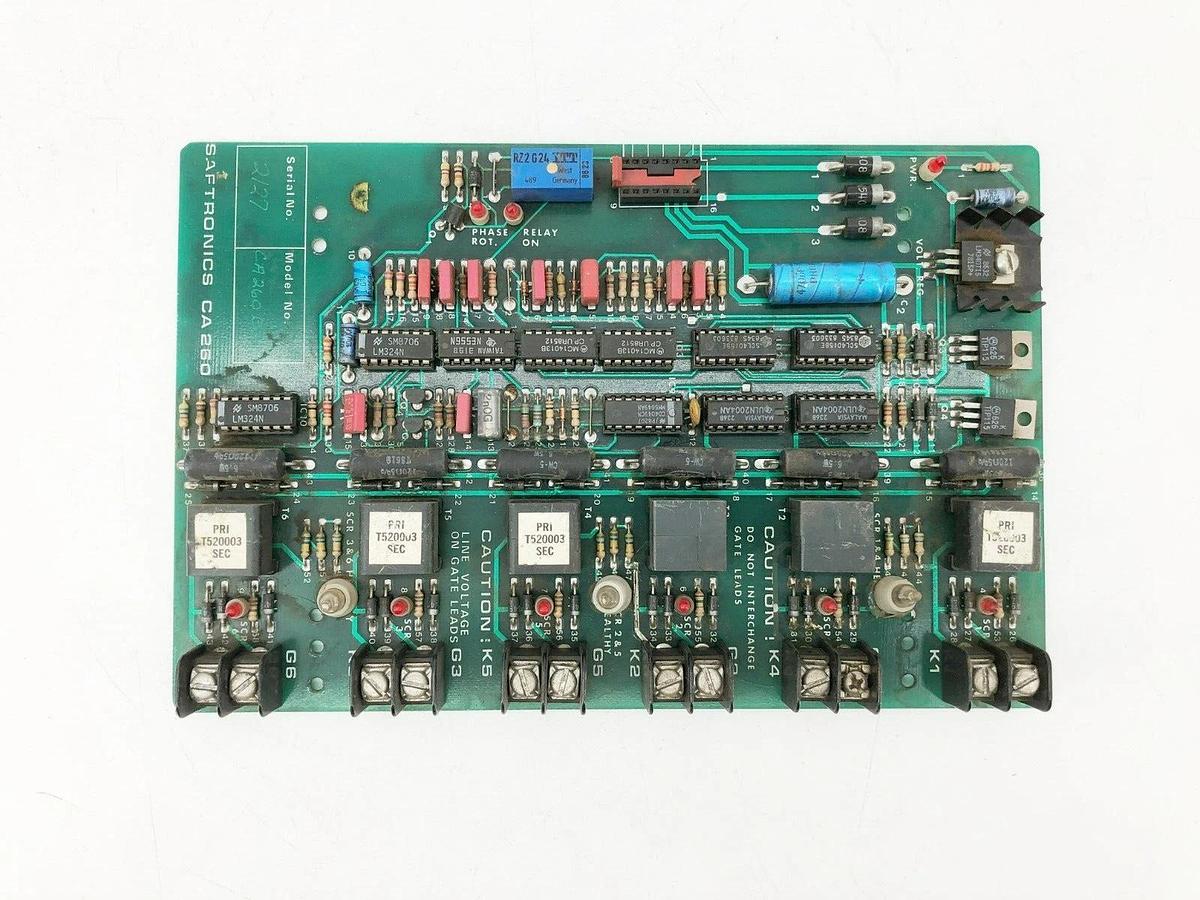 Used Saftronics CA260BD Firing Circuit Board