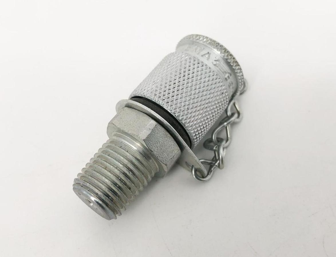 New Parker EMA3 Diagnostic Test Point Fitting Coupling w/ Cap - No Box