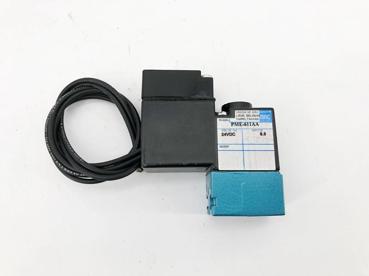New MAC Valves PME-611AA Solenoid Valve 24VDC 8.5W