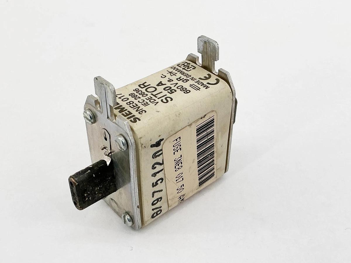 New Siemens 3NE8017 Sitor Fuse 50A 660V - No Box