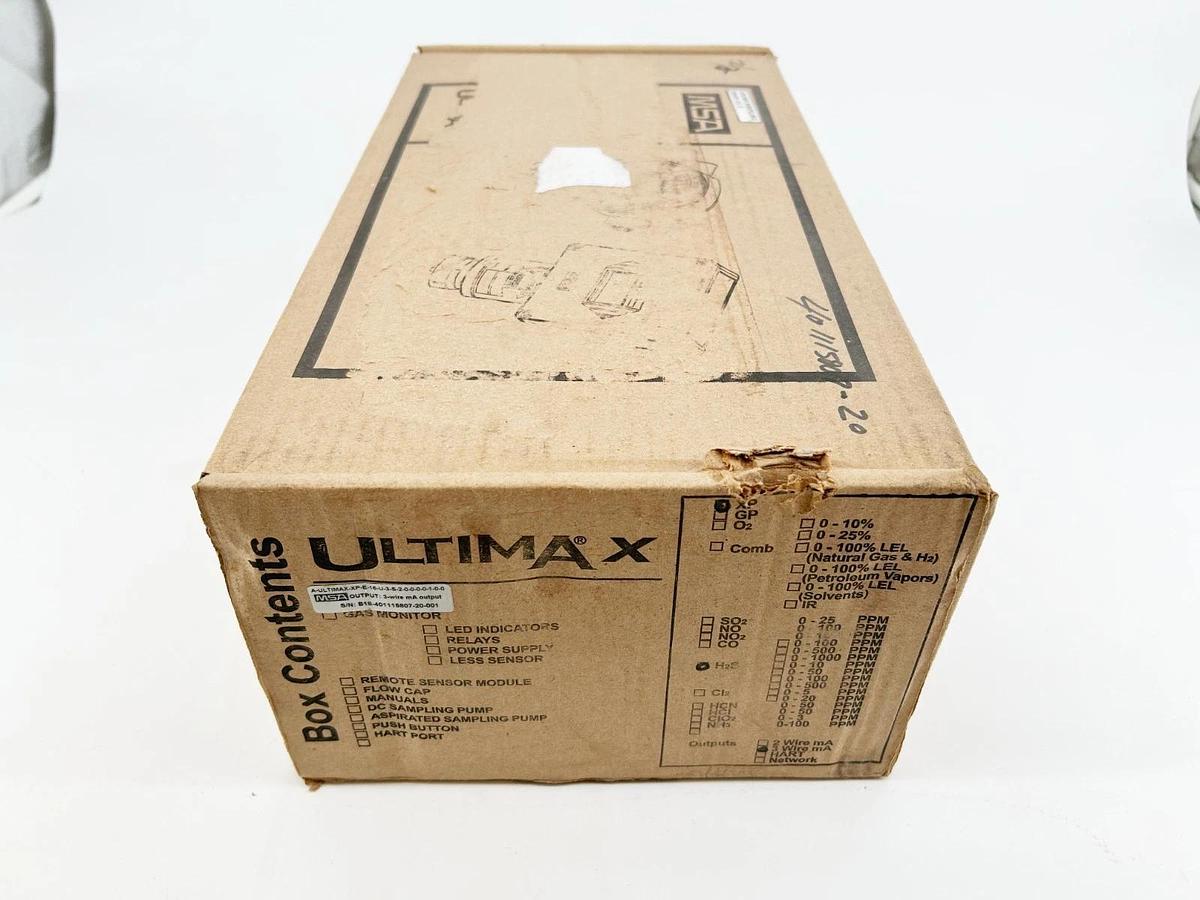 New MSA A-ULTIMAX-XP-E-16-U-3-S-2-0-0-0-0-1-0-0 Gas Detector - Sealed Box