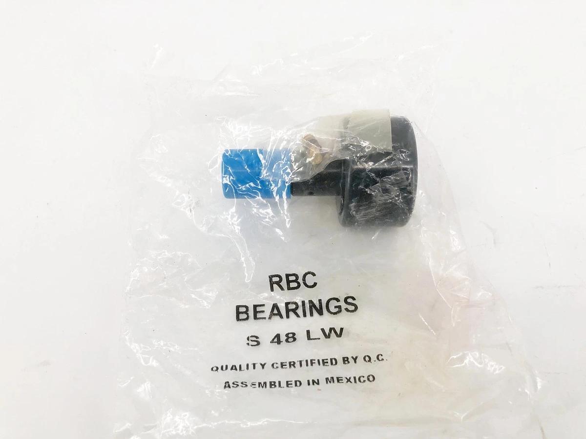 New RBC S48LW Cam Follower Bearing Standard Stud Type Hex Head 1-1/2"