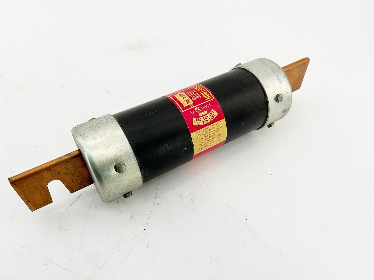 New Bussmann Fusetron FRS-R-300 Time Delay Dual Element Fuse 300A 600V - No Box