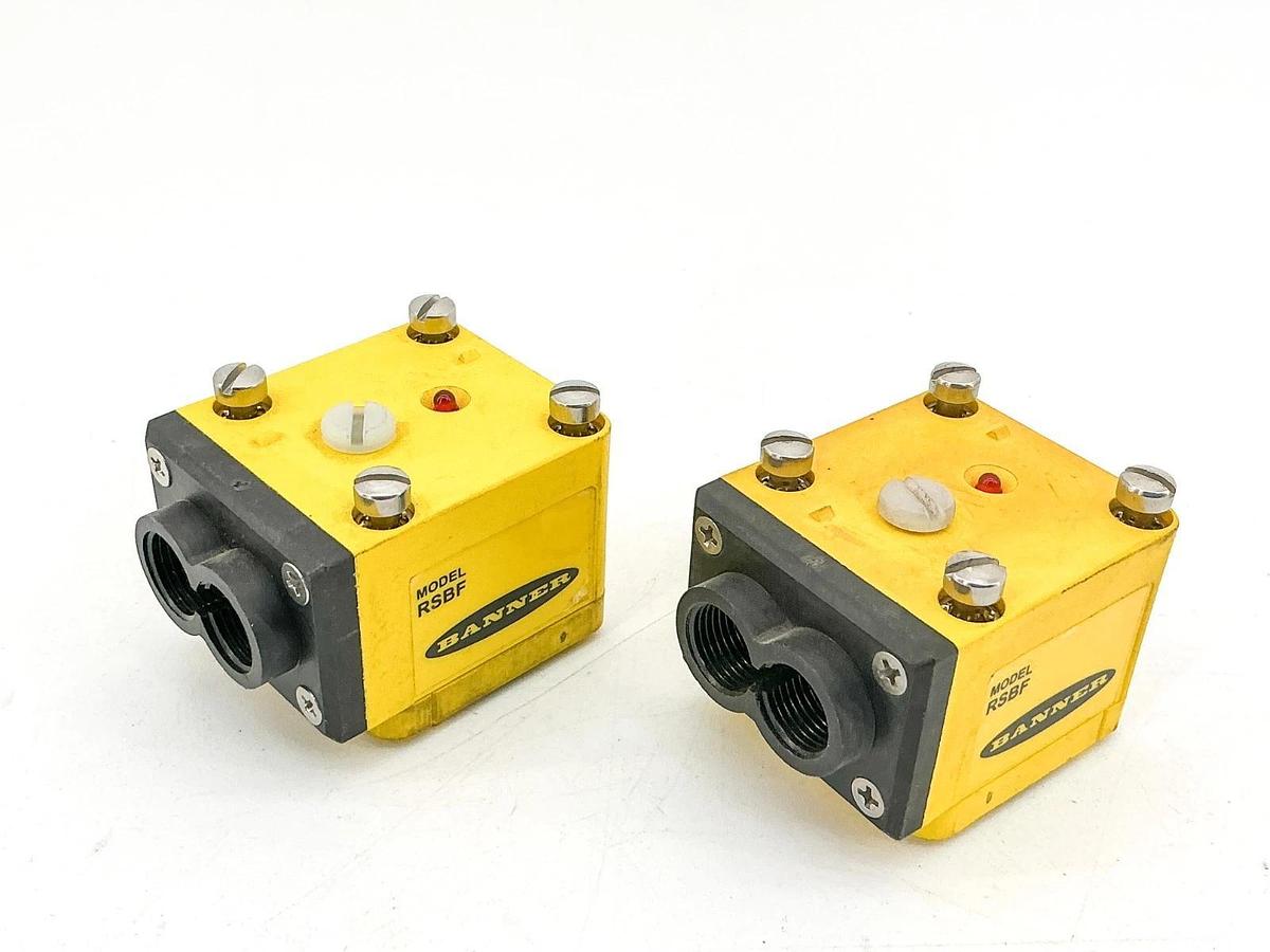 New Lot of 2 Banner Engineering RSBF Maxi-Beam Sensor 25576 - No Box