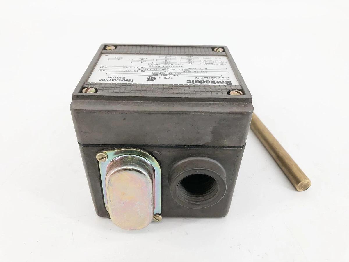 New Barksdale T2H-H251-Q62 Remote Mount Temperature Switch 0-225 F