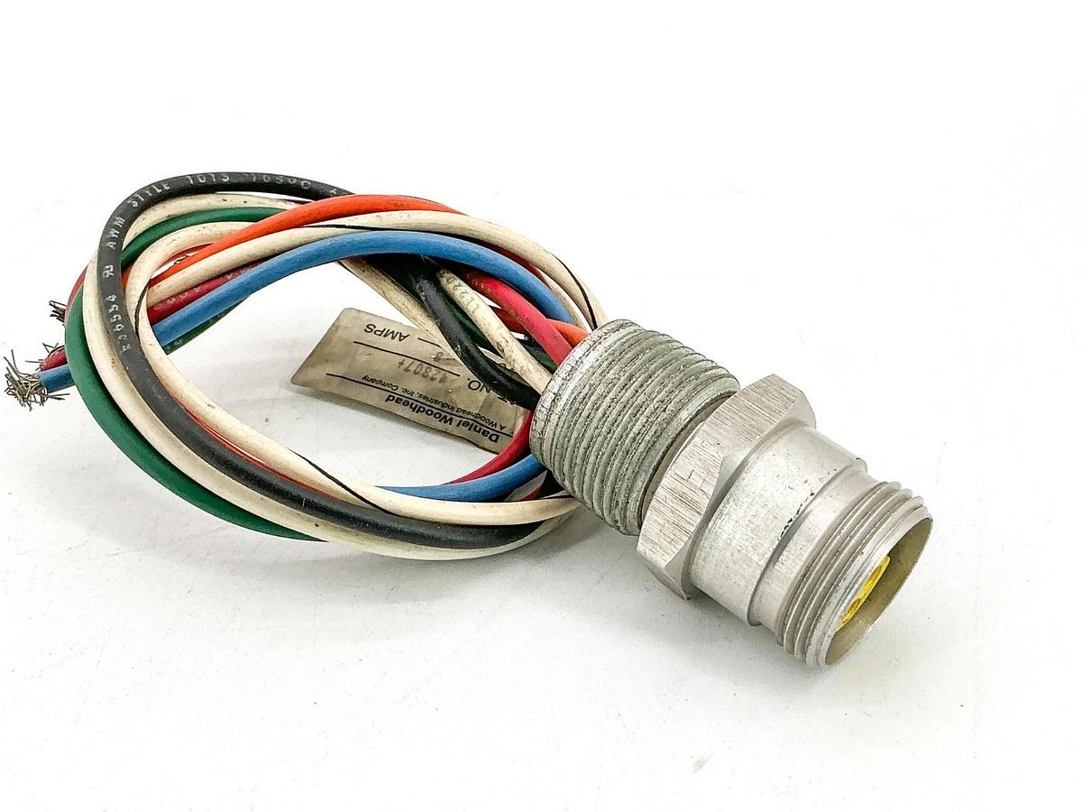 New Daniel Woodhead 42807 Cordset 7P 600V 8A - No Box