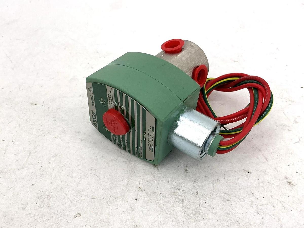 New ASCO 8320G202 Solenoid Valve 440-480V 50/60HZ 1/4" Pipe 10.1W W/O Bracket