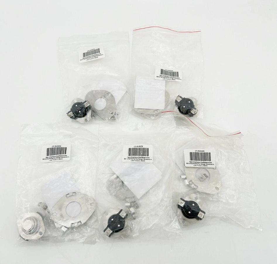 New Lot of 5 Grainger 6UDZ9 Temerature Limit Controller 25A 180Deg F