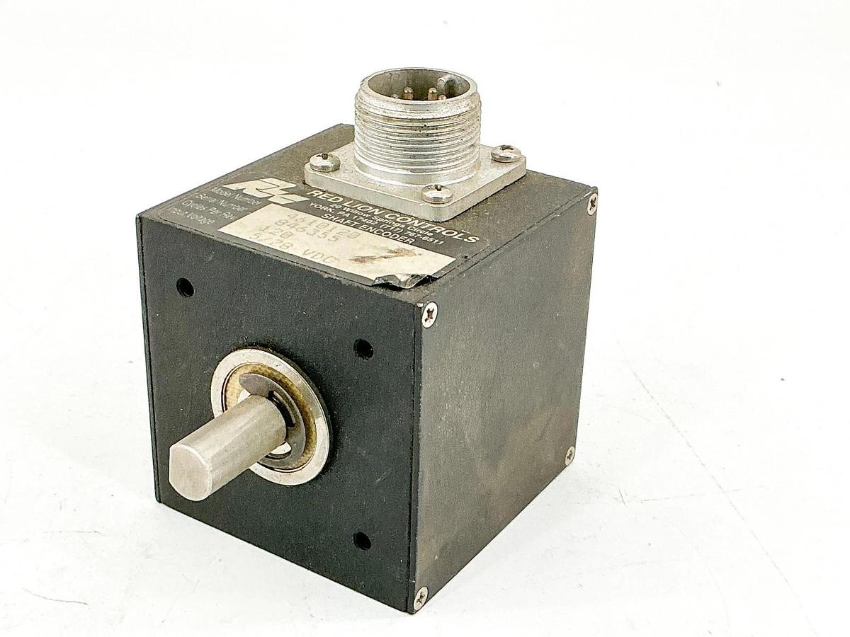 Used Red Lion Controls 4610120 Rotary Shaft Encoder 5/28VDC 120Rev