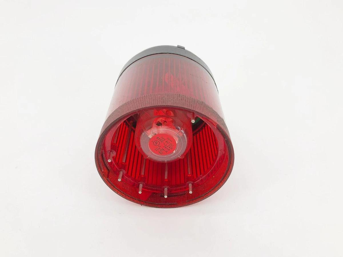 Used Allen Bradley 855T-B24TL4 Red Stack Light W/ Lamp 24VAC/DC Steady LED