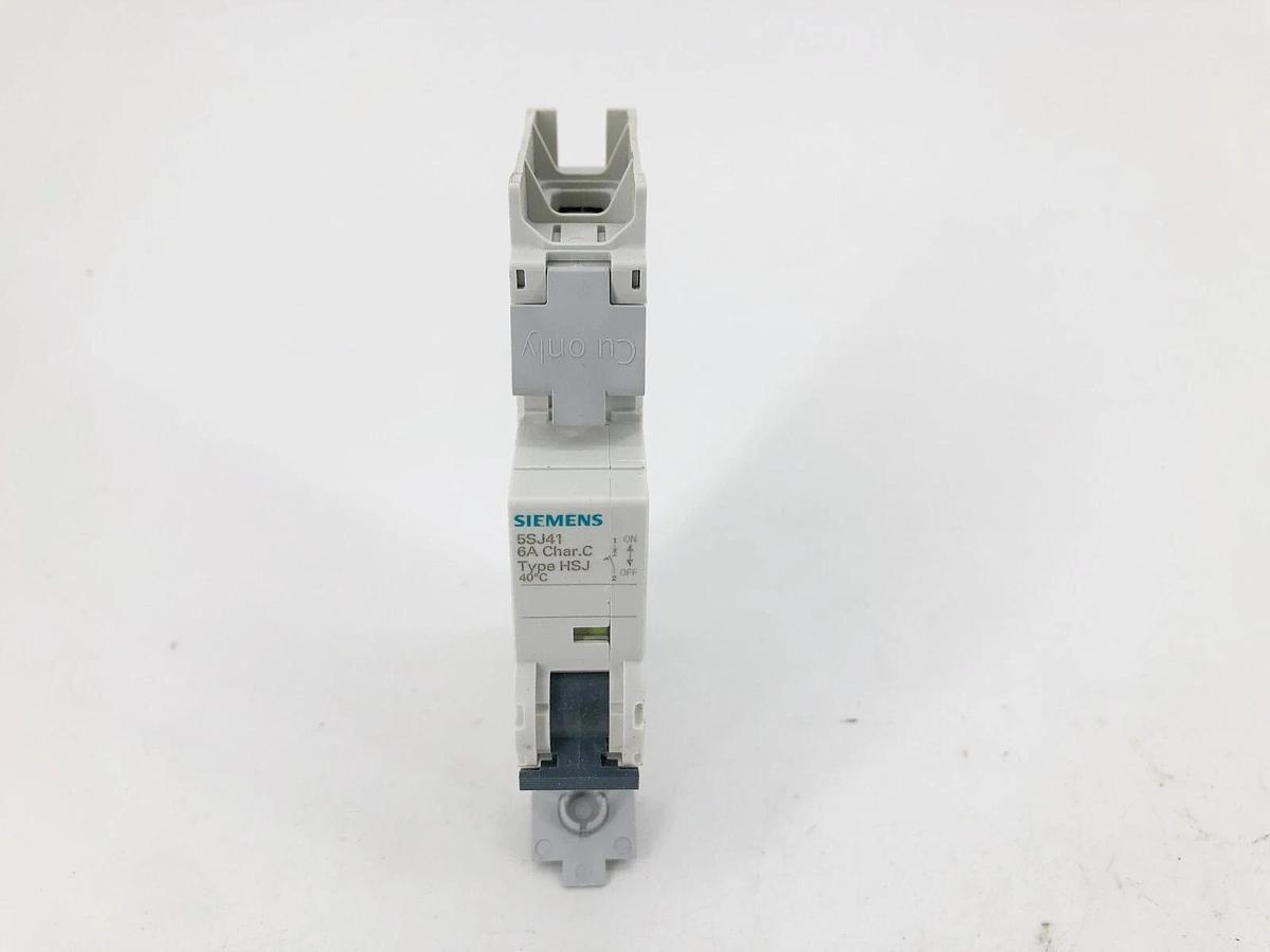 New Siemens 5SJ4 106-7HG41 Miniaure Circuit Breaker 1P 6A 240V