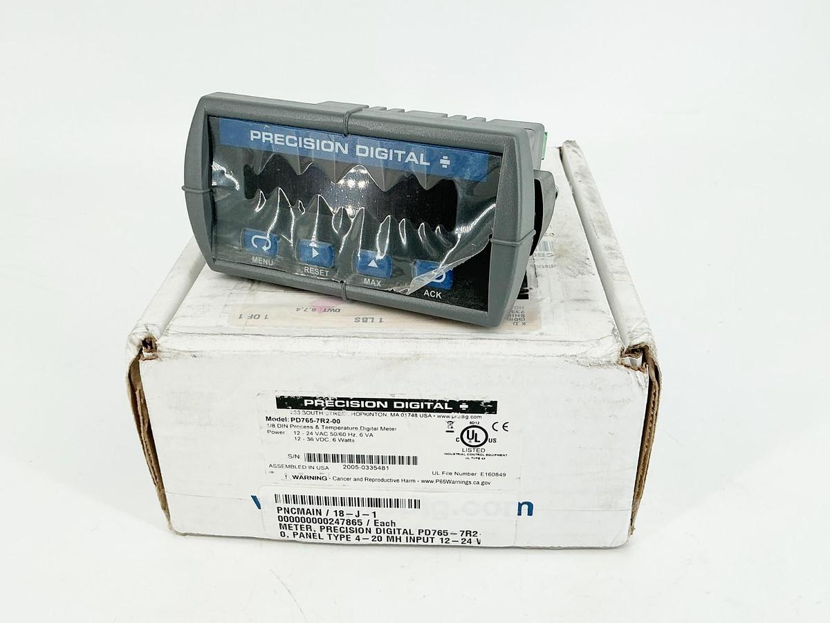 New Precision Digital PD765-7R2-00 Process & Temperature Digital Panel 24V