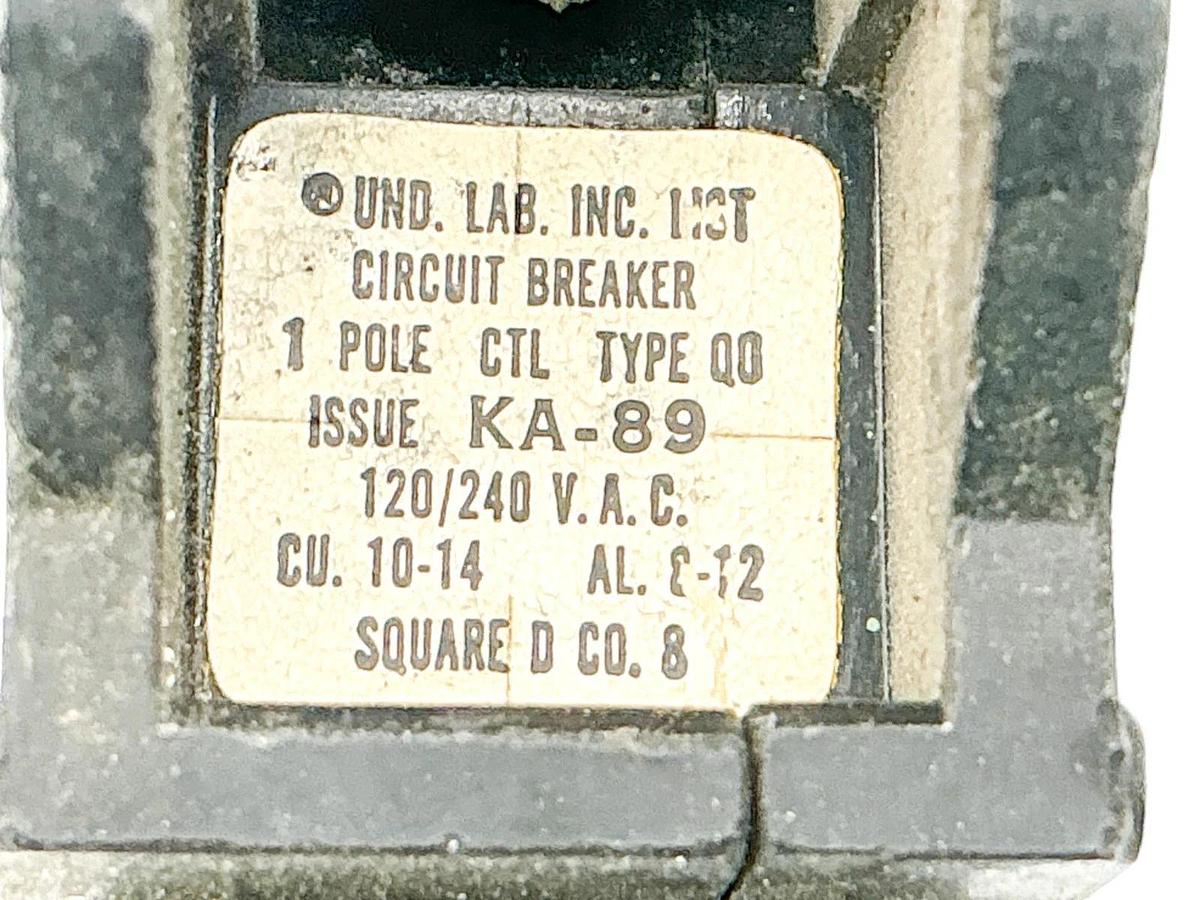 Used Lot of 3 Square D QO130 Circuit Breaker 30A 240V 1P Type QO