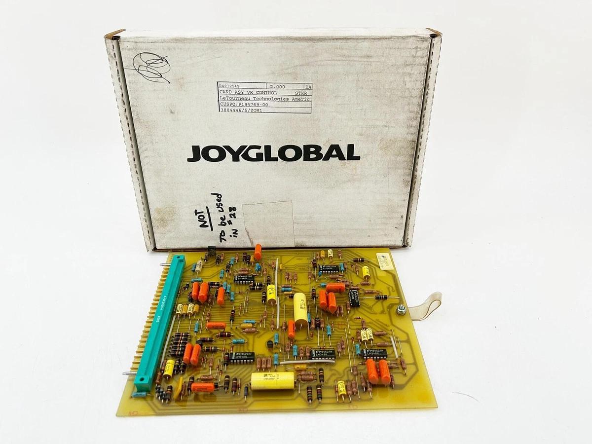 New LeTourneau 418-0189 VR Control Card 410-2614 R4212549