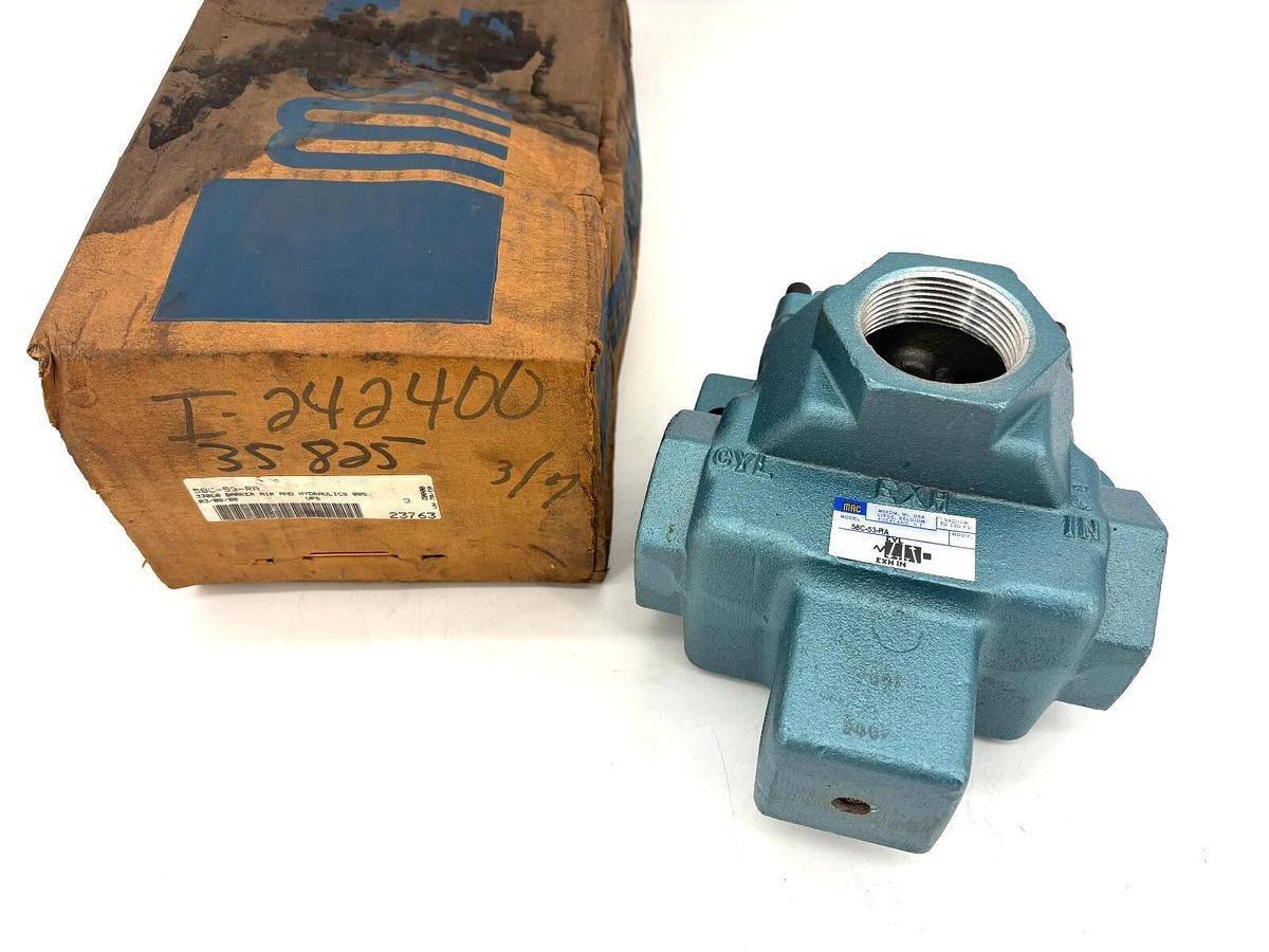 New MAC Valves 58C-53-RA 3-Way Spool Valve
