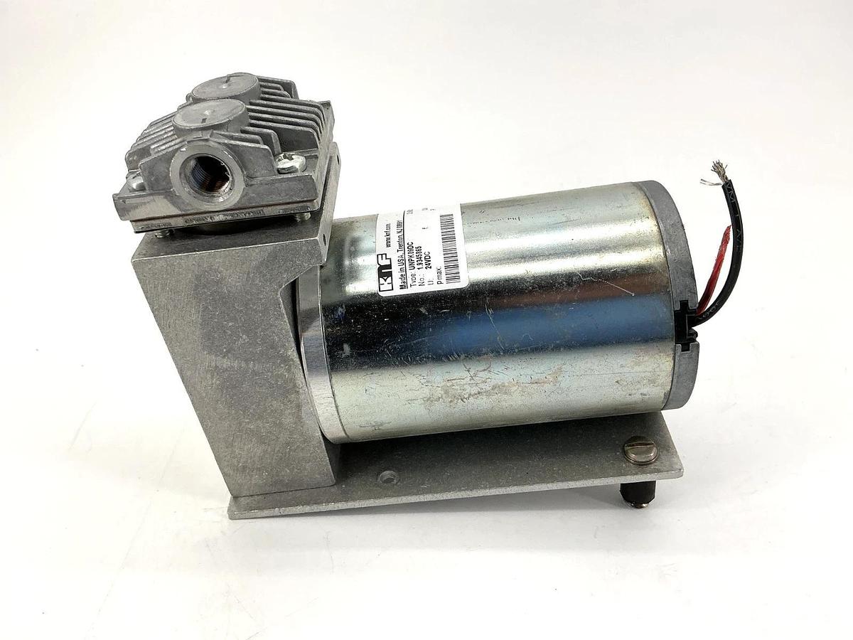 Used KNF UNPK09DC Swing Piston Gas Pump No: 1.9345865 24VDC 15 I/min 101.5 PSIG